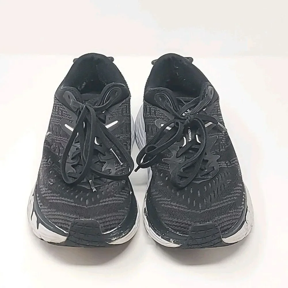 Hoka One One Women's GAVIOTA 4 Wide, Size 8.5D, Black 1123201 FAIR